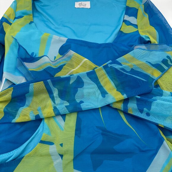 Oh Polly Feelin Wavy Long Sleeve Mini Dress Size 0 - Picture 3 of 5